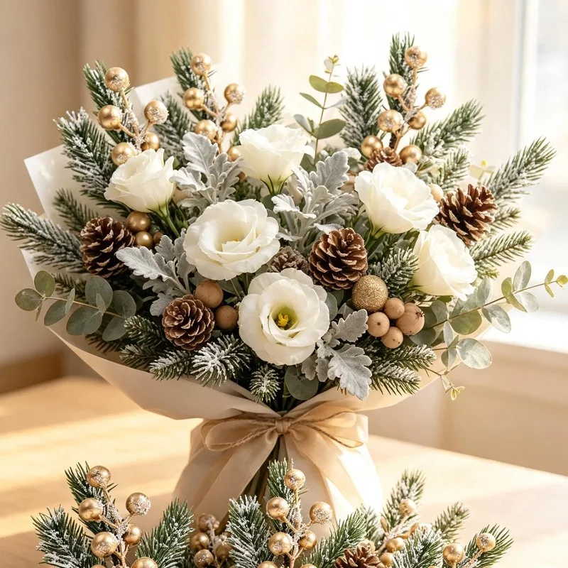 Kerst sneeuw dennenblad tak ro - Florist Supply Bulk recensie en prijs