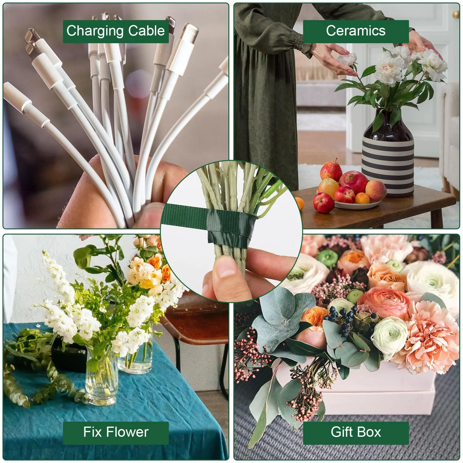 12 rollen, 15 yards, bloemsten - Florist Flower Supply recensie en prijs